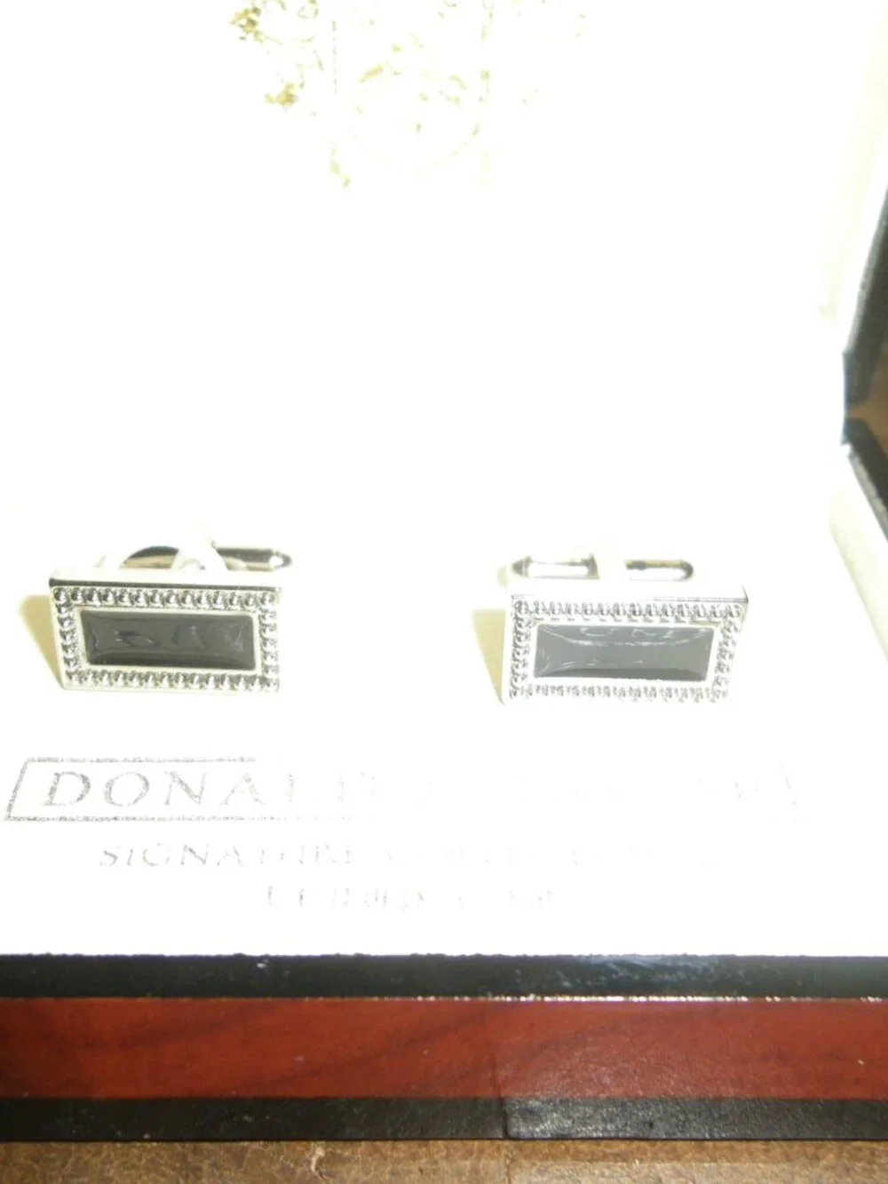 Donald J. Trump Cufflinks Signature Collection in Original Presentation Case